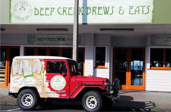 Deep Creek Bar with car in front